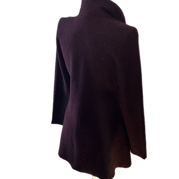 Anthropologie Rosie Neira Wool Sweater Double Breasted Military Style Jacket S - Picture 6 of 16